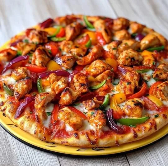 Roast Chicken Pizza