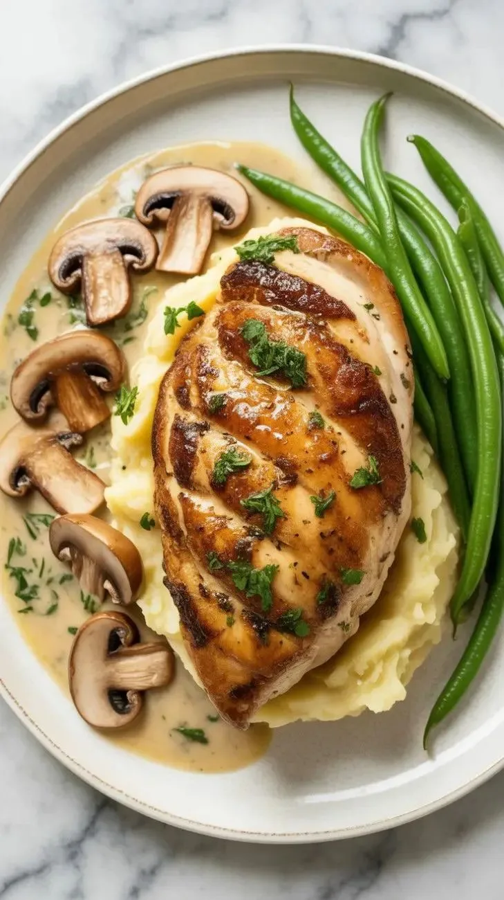 Chicken in Mushroom sauce