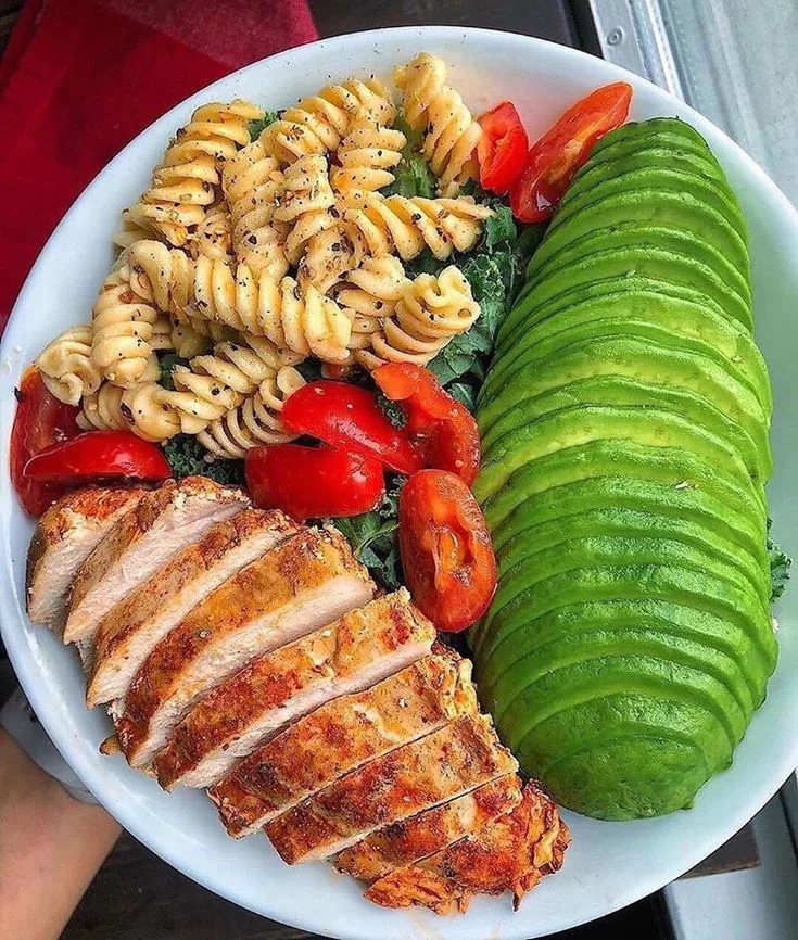 Chicken Avocado Pasta Salad