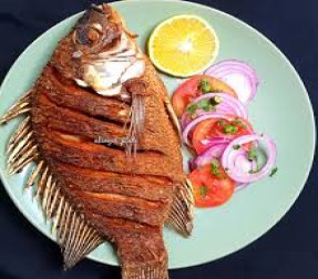 Fried Tilapia fish image